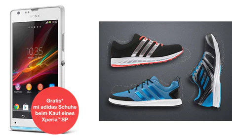 Sony Xperia Z kaufen und adidas mi Schuhe umsonst dazu bekommen