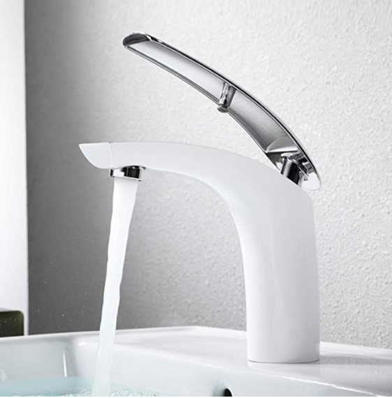 Weiss Chrom Bad  Wasserhahn