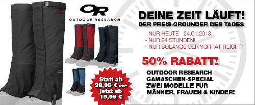 Outdoor Research - Crocodiles - Gamasche für Frauen &amp; Männer:  Statt ab 39,95€, jetzt ab 19,98€