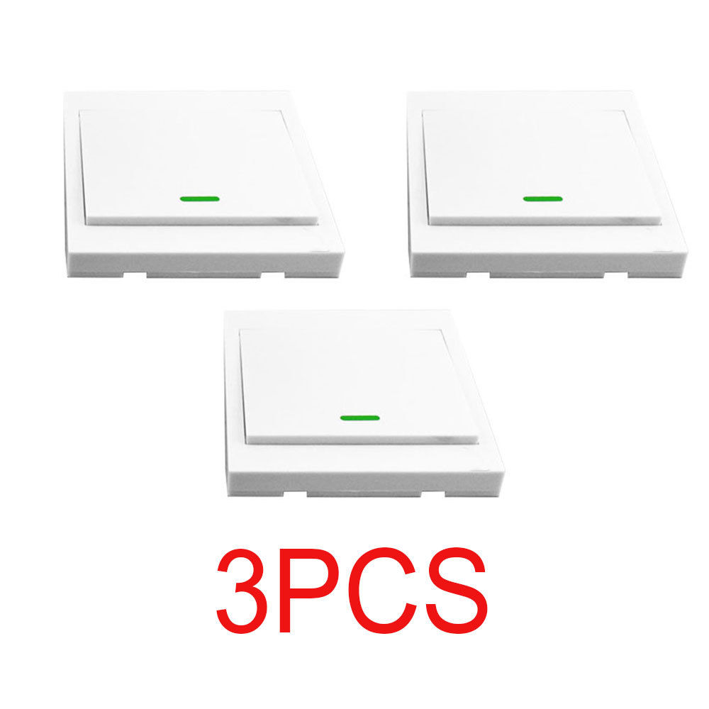 3 Stück RF Wireless Funk Lichtschalter 433MHz