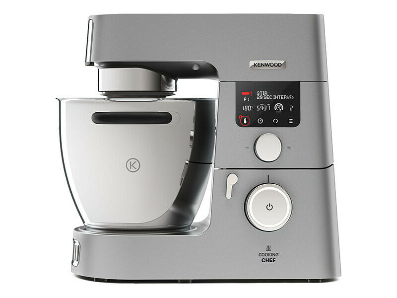 Kenwood KCC9040S Cooking Chef + Zubehörset für 839€ - Gourmet-Küchenmaschine mit Kochfunktion + Fleischwolf-Aufsatz und Durchlaufschnitzler