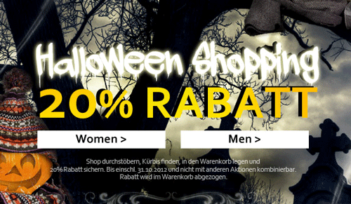 20% Halloween-Sale - z.B. Hilfiger Denim California Jacket für 112€, Levi's 501 Button Fly für 52€