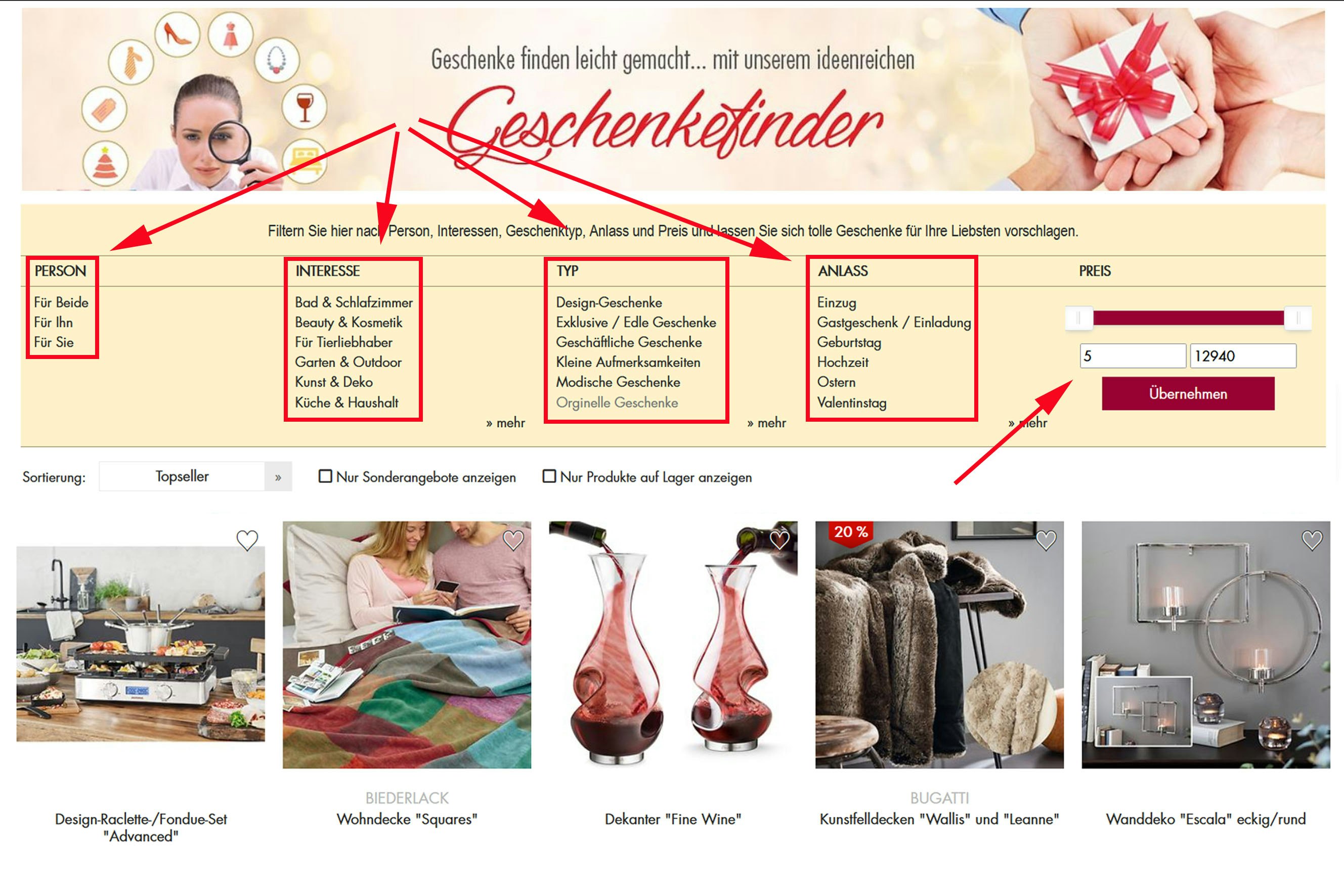 Promondo Geschenkefinder