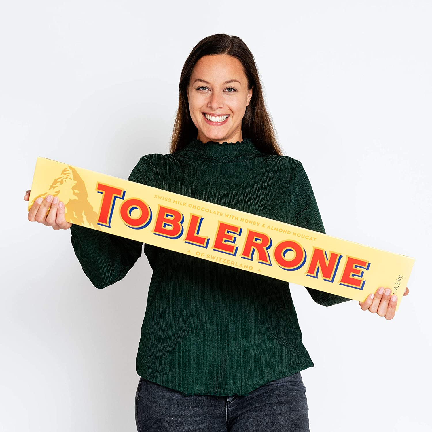 Toblerone: 4,5kg Schokolade in einem Stück für 54€ 🍫