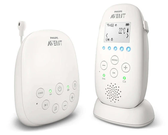 PHILIPS Avent SCD723/26 DECT Babyphone Vibrations- und Nachtmodus