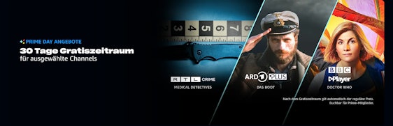 Amazon Prime Video Channels 1 Monat lang gratis testen – z.B. MGM+, BBC Player & Moviecult
