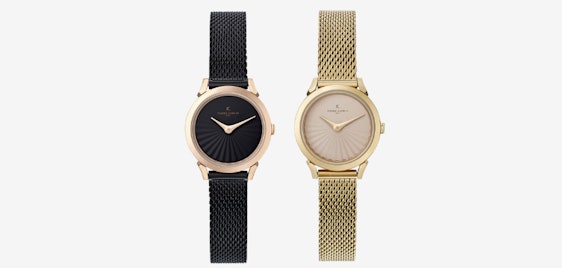 Pierre Cardin Damenuhr für 34€ - elegant, Edelstahlarmband, 3 ATM wasserdicht