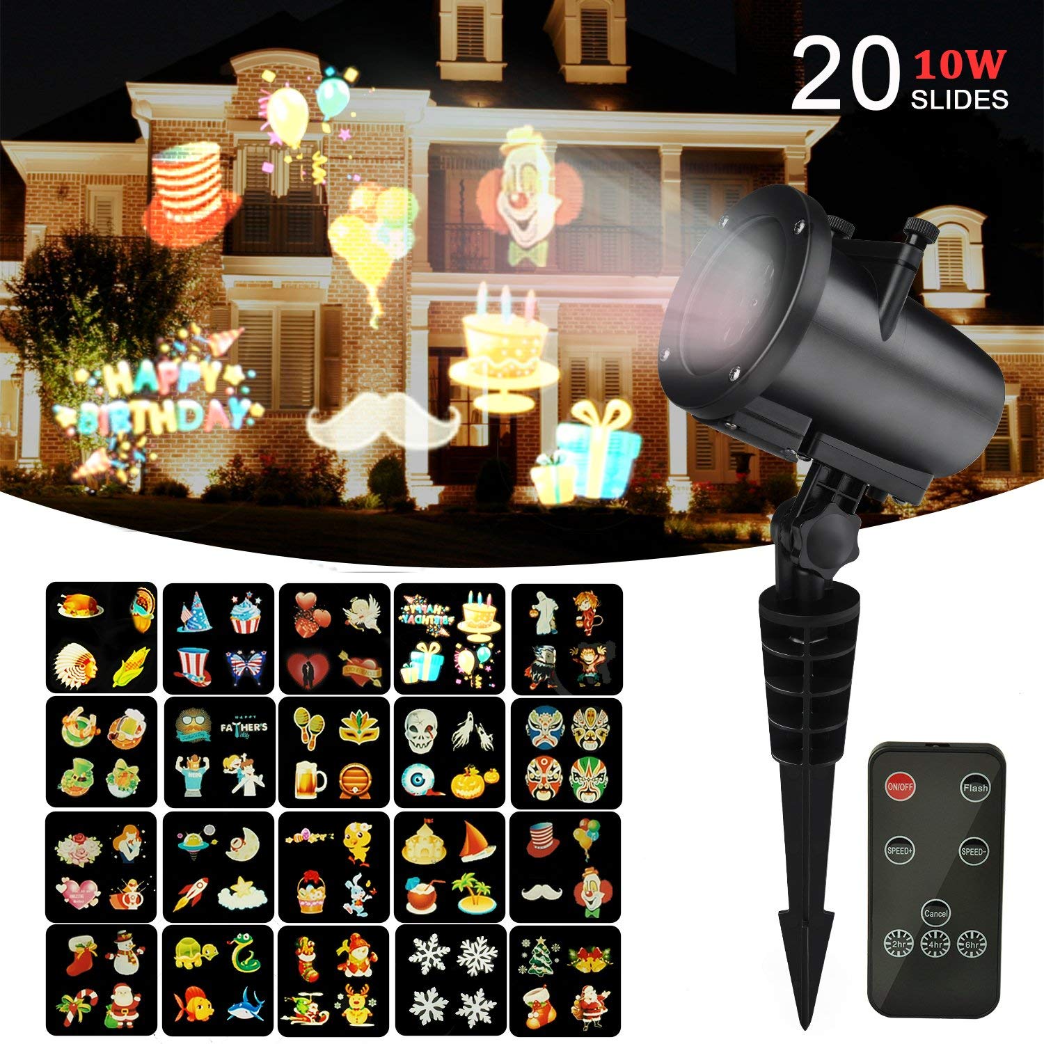 Party Projektionslampe LED Projektor Beleuchtung 10W