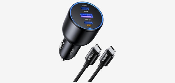 Ugreen KFZ-Ladegerät für 30€ - 3-Port-Adapter mit insgesamt 130 Watt