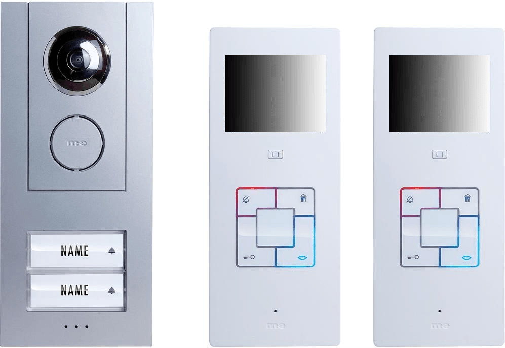 M-E Trading VD6320 Vistus 2 Familien Video-Türsprechanlage für 284,38€