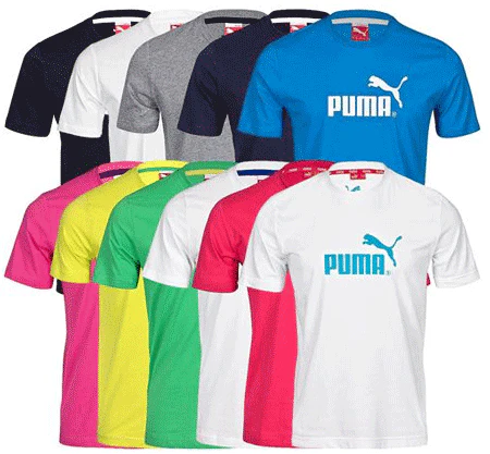 PUMA T-Shirts in verschiedenen Farben für 13€