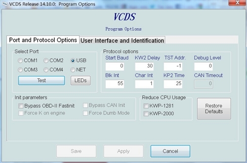 VAG COM 14.10.2 VCDS 14.10.2 Deutsch/English Diagnostic Cable HEX USB Interface for VW, Audi, Seat, Skoda