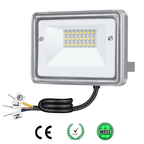 Gosun 10W LED Fluter Tageslichtweiß 6000K Flutlicht für 8,99€ statt 15,99€