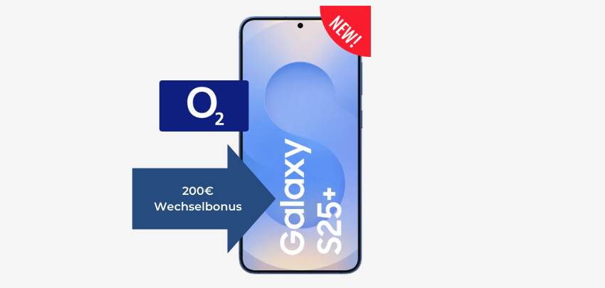 Unlimited! 🔥 Samsung Galaxy S25+ im o2 Mobile Unlimited on Demand für 49,99€ im Monat