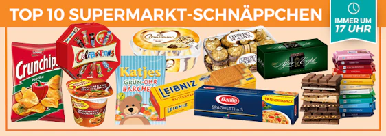 Top 10 Supermarkt Schnäppchen der KW 11 - z. B. 5€ Sofortrabatt bei Penny