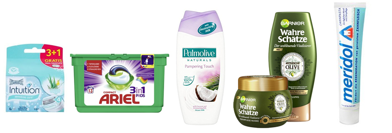 Top 10 Drogerie-Schnäppchen der KW 35 - z.B. Palmolive Dusche für 0,95€