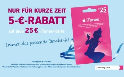 25€ iTunes-Karte für 20€ bei Lidl