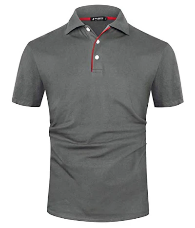 Amazon - Herren Poloshirt Kurzarm Patchwork Sommer T-Shirt Men's Polo Shirt Baumwolle in verschiedenen Größen 6,99 Euro