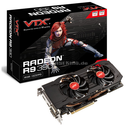 VTX3D Radeon R9 390 Dual Fan für 234€ - Grafikkarte, 8192 MB GDDR5 + Total War: Warhammer gratis
