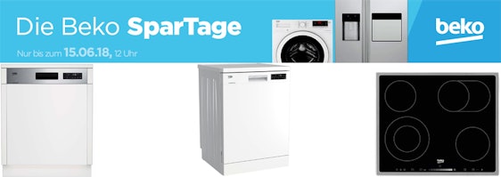 Beko Spartage bei AO - z. B. teilintegrierter Geschirrspüler für 269€