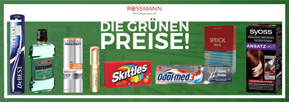 Top 10 Grüne Preise bei Rossmann am 19.04.2017 - z.B. Dr. Best Zahnbürste für 0,35€