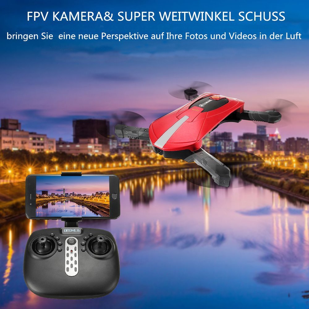 SELFIE DROHNE, EACHINE E52 FPV Quadrocopter Drohne mit Kamera