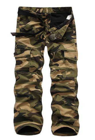 Herren Cargo Hose Freizeithose Regular Fit 