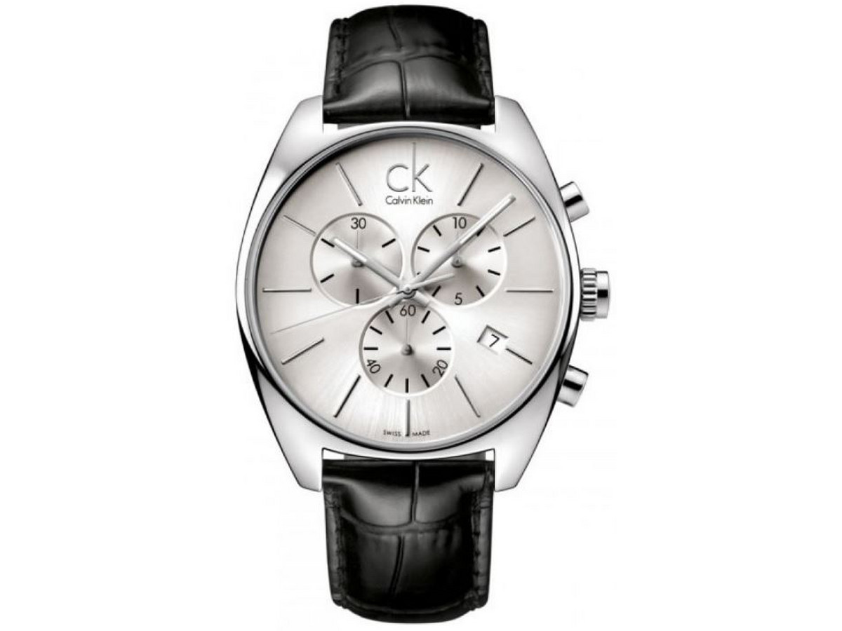 *Abgelaufen* Calvin Klein Men’s Exchange für 96€ - Herrenuhr in Silber/Schwarz