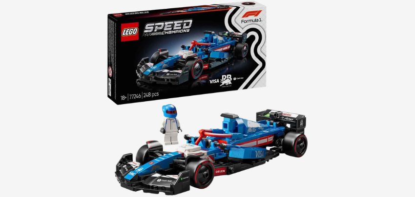 Formel 1 für zu Hause! 🏎️ LEGO 77246 Speed Champions Visa Cash App RB F1 Rennauto für 16€ 🏁