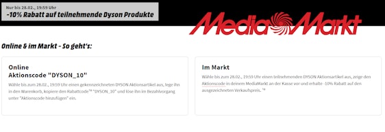 10% Media Markt Gutschein auf DYSON - z.Bsp. Dyson Corrale Glätteisen Violettblau/Rosé für 350€