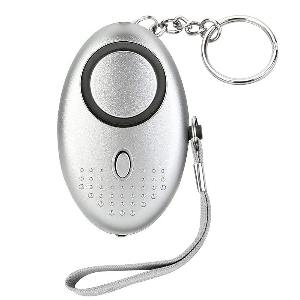 Taschenalarm Mini Panikalarm / Schlüsselalarm 130dB Silber - 1,99 €