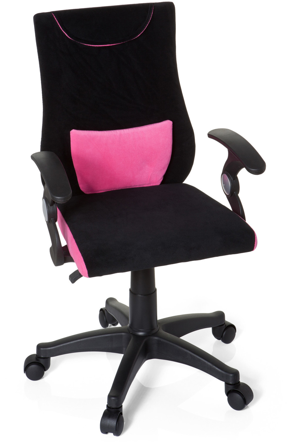 HJH Office Kiddy Pro AL Kinderschreibtischstuhl schwarz/pink mit 15% Nachlass