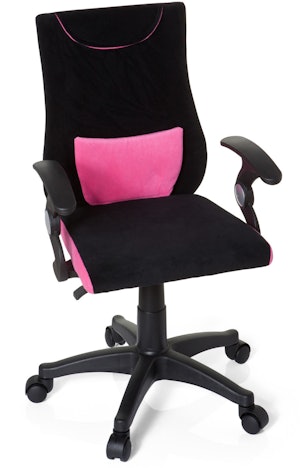 HJH Office Kiddy Pro AL Kinderschreibtischstuhl schwarz/pink mit 15% Nachlass