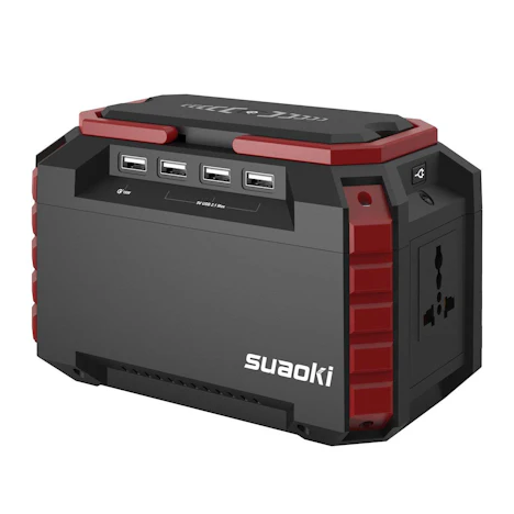 Power Station 150Wh Lithium-Netzteil mit 220V AC-Steckdose, 4 DC-Ports, 4 USB-Ports- für Camping Reise