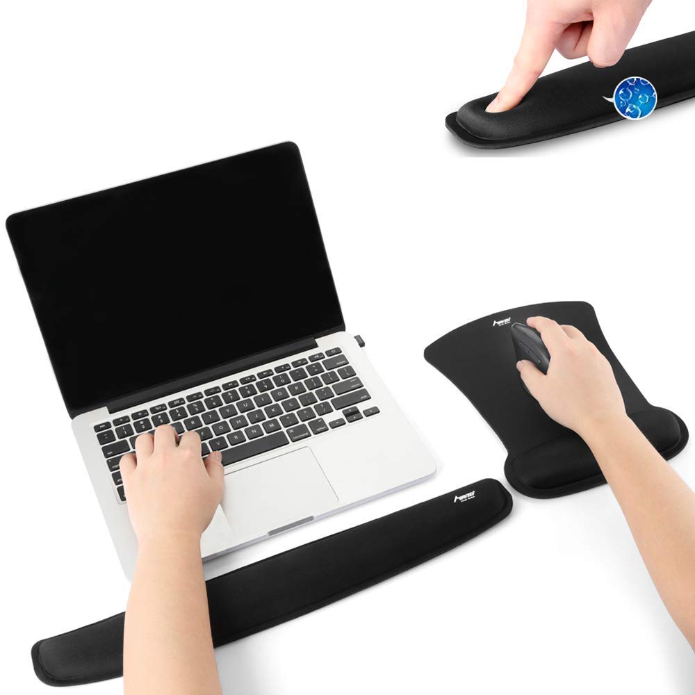 Mauspad ergonomische Handgelenkauflage Set  für 9.6