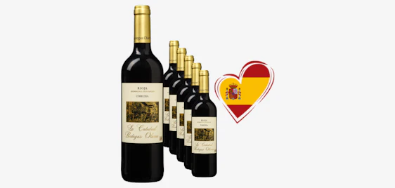 🍷 6 Flaschen La Catedral Rioja Tinto für 32€ - runder Tempranillo