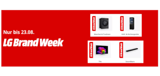 Schöne Schnäppchen dabei 🤩 - LG Brand Week bei MediaMarkt 🛍️📺