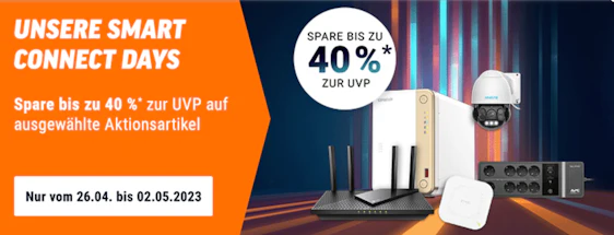 Notebooksbilliger Smart Connect Days – Smart Home- & Netzwerk-Artikel zu Top-Preisen