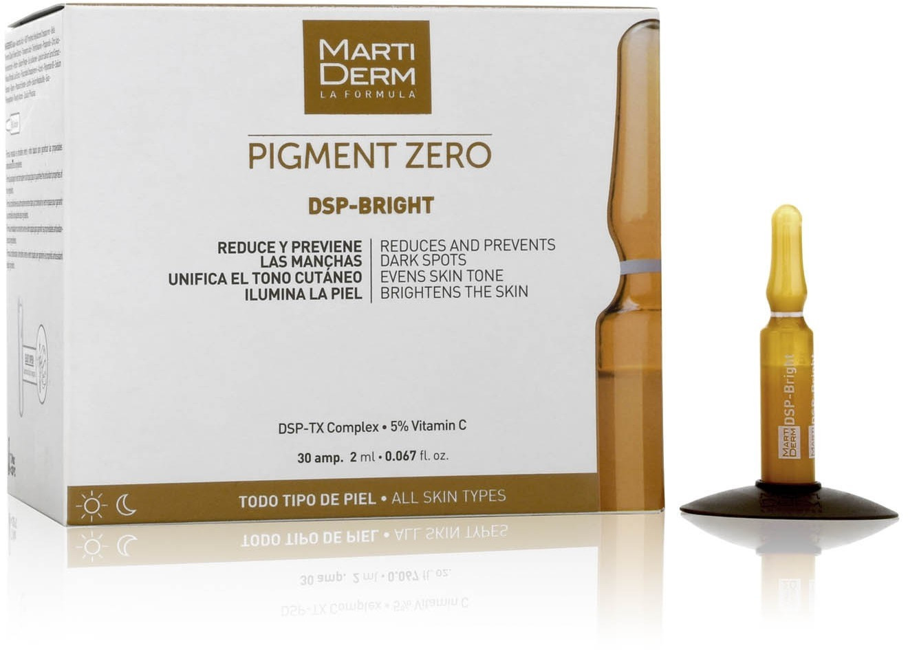 Martiderm Pigment Zero DSP Bright (30 Ampoules) im Angebot: Nur 46,72€ statt 60,73€