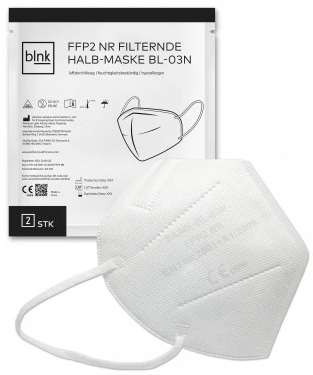 100x Trekstor BLNK BL-03N (CE 0598) für 17€ – FFP2-Masken 5-lagig