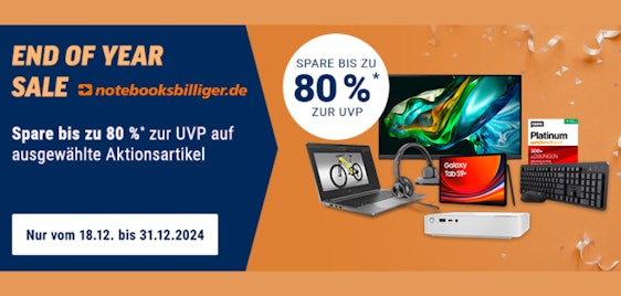 End of Year Sale bei Notebooksbilliger 🎊🧨 z.B.: Acer SA322Q Monitor für 134€