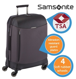 Koffer Samsonite Litepshere Spinner 65/24 für 136€ - 72l Volumen, TSA Schloss