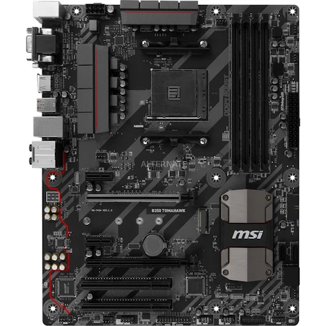 Mainboard MSI B350 TOMAHAWK für 77,78 EUR inkl. Versand