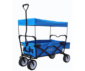 Fuxtec FX-BW100 für 70€ [B-Ware] – faltbarer Bollerwagen in Türkisblau