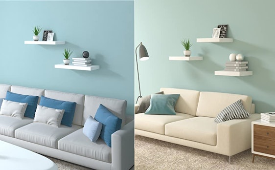 3er Set Wandregal 50/50/100 x 22.9 x3.8cm