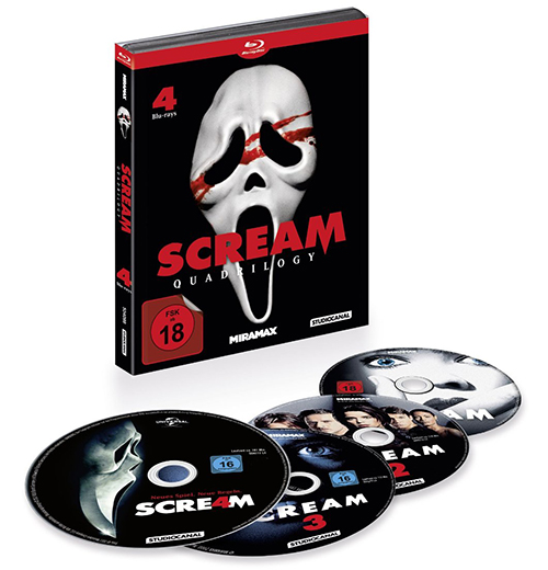 Scream Quadrilogy [Blu-ray] für 17€