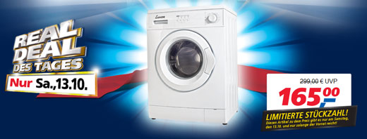 Luxor WM 1247 A+ nur heute für 165€ bei Real - Waschmaschine