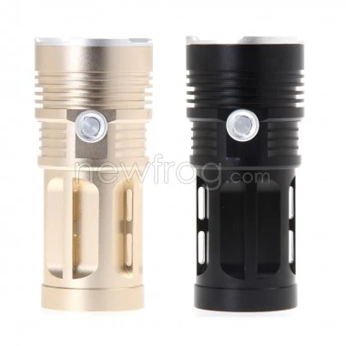 LED Taschenlampe: 25000LM SKYRAY 4 x 18650 Hunting Lamps 10 x CREE XM-L T6 LED ab 16,39€