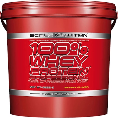 Scitec Nutrition 100% Whey Protein Professional Banane 5000g für nur 78,90€ statt 94,00€