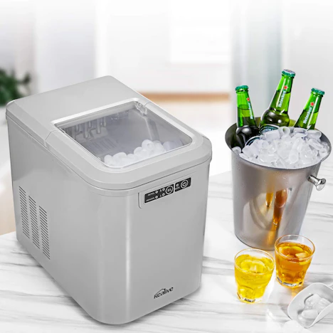 Eismaschine für die Arbeitsplatte 12 kg Eis in 24 Stunden für 93,73€